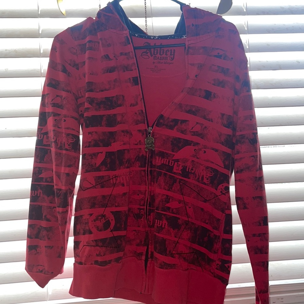 Abbey dawn skull zip up (2009)